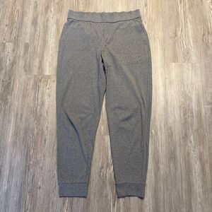 Eileen Fisher Womens Small Petite Organic Cotton Stretch Jogger Pants Gray